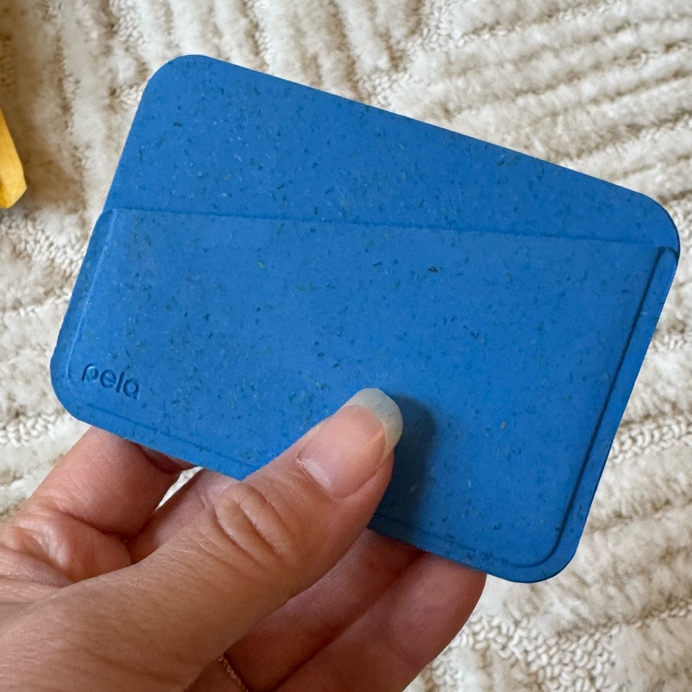 Pela Electric Blue Mini Wallet